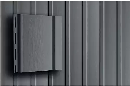 Сайдинг акриловый Grand Line Premuim Acryl, вертикальный, 3.00*0.159,5 м, графит