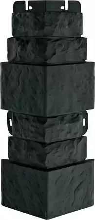 Угол внешний Альта Профиль Кирпич-антик ЭКО, графит