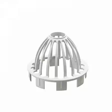 Сетка защитная D85 мм Деке Премиум / Docke Premium, цвет пломбир (Ral 9003)