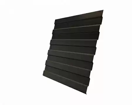 Профнастил С8A Гранд Лайн / Grand Line 0.5 Satin Zn 140, цвет RR 32 (темно-коричневый)