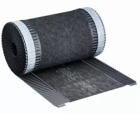 Коньковая лента Eurovent ROLL GEO, 180 мм x 5 м, RAL 7021 антрацит