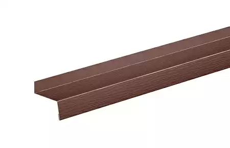 Фартук на цокольный отлив 50 Aquasystem, Pural 0.5, 2.0 м, RAL 8017 коричневый