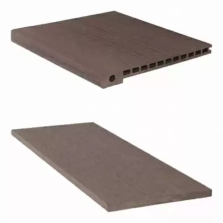 Ступень CM Stair ДПК, 3000x345x25 мм, WENGE (венге), 1 шт/упак