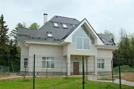 Металлочерепица Гранд Лайн / Grand Line, коллекция Classic, 0,5 Satin Zn 140, цвет RAL 7004 (сигнально-серый)