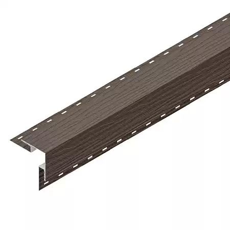 Угол сайдинга наружный 50х50 Aquasystem, Rooftop Бархат 0.5, 3.0 м, RAL 7016 антрацитово-серый