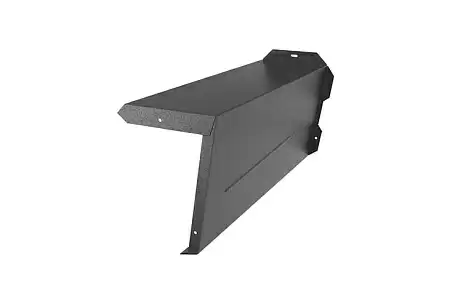 Сегментная планка правая Aquasystem 0.45 PE MATT, Zn 140, RAL 7024 графит
