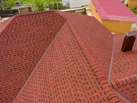 Гибкая черепица Shinglas Ранчо, красный, 2 м2/упак