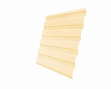Профнастил С20А Гранд Лайн / Grand Line 0.5 Satin Zn 140, цвет RAL 1015 (св. слоновая кость)