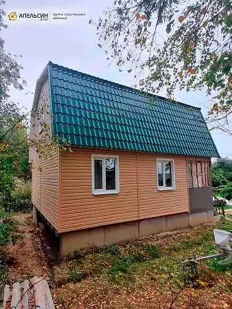 Монтаж металлочерепицы Grand Line с водосточной системой гп. Тосково