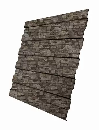 Профнастил С8A Гранд Лайн / Grand Line 0.45 Print elite Zn 140, цвет Fine Stone (Камень)