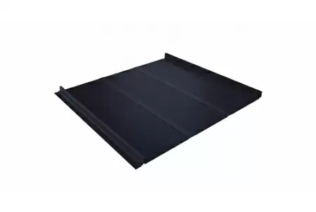 Кликфальц Line Гранд Лайн / Grand Line, GreenCoat Pural Matt 0.5, цвет RR 23 темно-серый (RAL 7024)