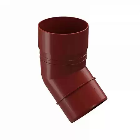 Колено 45° Docke Standard, RAL 3005 красный