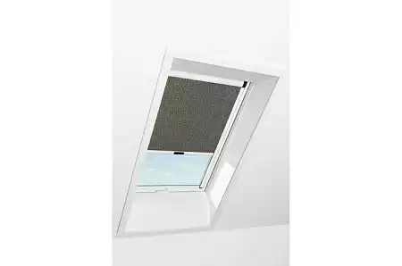 Штора рулонная затемняющая Roto ZRV M, 94x118, круги коричневый