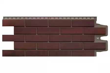 Фасадная панель Grand Line Design Plus, Клинкерный кирпич 1105х417мм, кофе