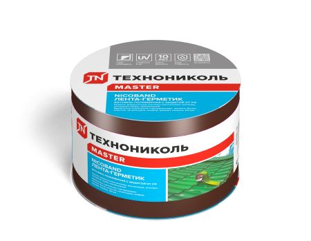 Самоклеющаяся герметизирующая лента NICOBAND (Никобенд) Технониколь, 10000х100 мм, цвет коричневый Самоклеющаяся герметизирующая лента NICOBAND (Никобенд) Технониколь, 10000х100 мм, цвет коричневый