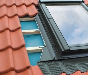 Оклад для мансардных окон Fakro / Факро EHN-P для высокопрофилированных кровельных покрытий, размер 78х160