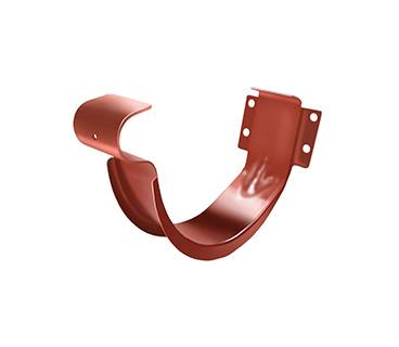 Кронштейн желоба короткий Grand Line PU 125 мм, кирпичный RAL 8004