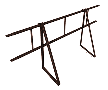 Ограждение Металл Профиль кровельное, 3,0х1,2 м, цвет Ral 8017 (шоколад)