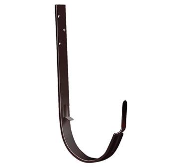 Крюк длинный полукруглый D125/90 Grand Line PE, RAL 8017 коричневый
