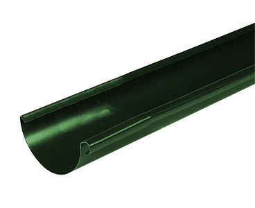Желоб водосточный МЕТАЛЛ ПРОФИЛЬ Foramina PUR D150х3000, цвет зеленый (RAL 6005)