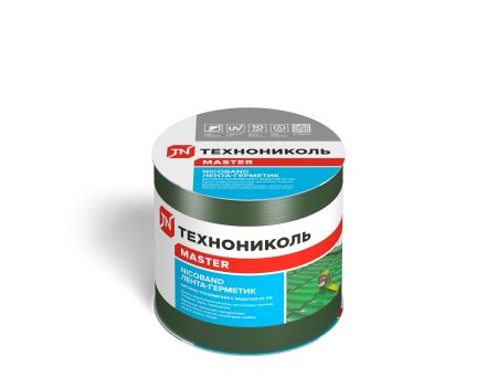 Самоклеющаяся герметизирующая лента NICOBAND (Никобенд) Технониколь, 3000х100 мм, цвет зеленый