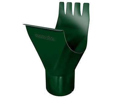 Воронка желоба Grand Line PU 125/90 мм, зеленый RAL 6005 Воронка желоба Grand Line PU 125/90 мм, зеленый RAL 6005