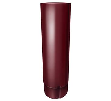 Труба водосточная круглая Grand Line PU 90 мм, длина 3.0 м, вишневый RAL 3005