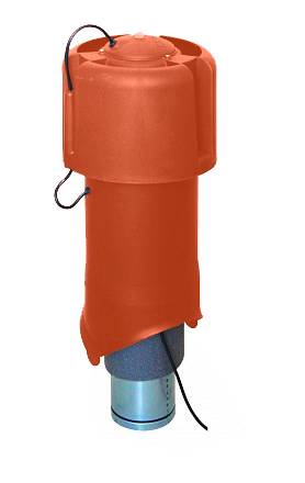 Вентилятор Krovent (Кровент) Moto R190/125 (h - 580см, d - 206мм), кирпичный