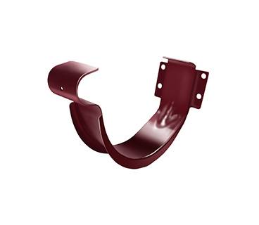 Кронштейн желоба короткий Grand Line PU 125 мм, вишневый RAL 3005
