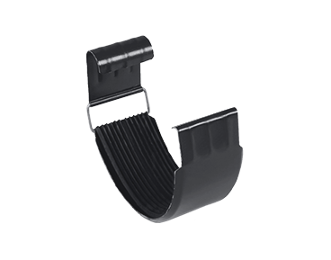 Соединитель желоба МЕТАЛЛ ПРОФИЛЬ Foramina PUR D150, цвет темно-серый (RAL 7024)