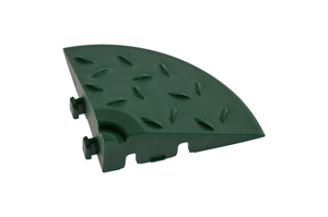 Угловой элемент обрамления Альта-Профиль, цвет зеленый