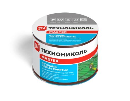Самоклеющаяся герметизирующая лента NICOBAND (Никобенд) Технониколь, 3000х75 мм, цвет коричневый
