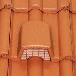 Вентиляционная черепица Braas (Браас), серия Франкфуртская, цвет коричневый, 420х300 мм