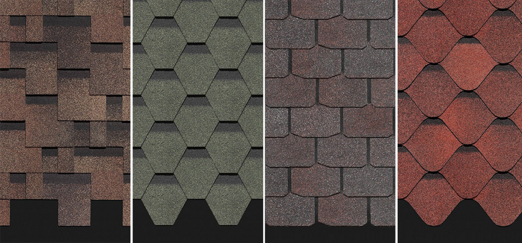 Мягкая кровля - различные гонты и цвета