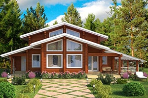 Дом из бруса 13х9,5 м, проект Дом из бруса 13х9,5 м, проект