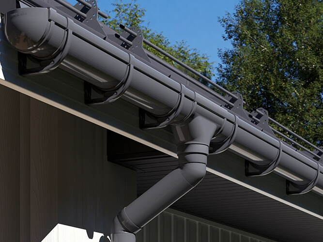 Водосток пластиковый 135/90 Grand Line