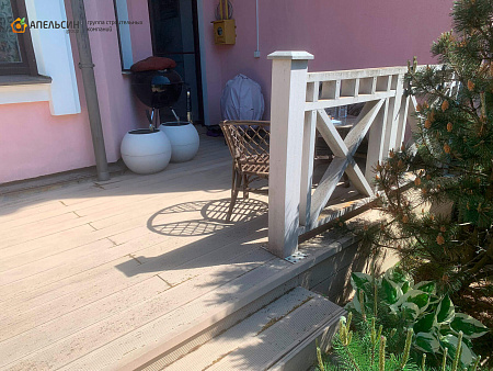 Монтаж террасной доски CM Decking Natur в пос. Солнечное