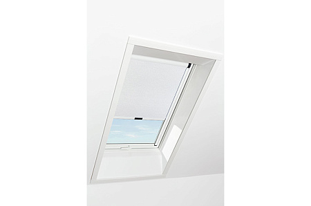 Штора рулонная затемняющая Roto ZRV M, 114x98, белая