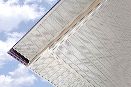 Софит акриловый Grand Line Acryl с центральной перфорацией, 3.00*0.303 м, темный дуб