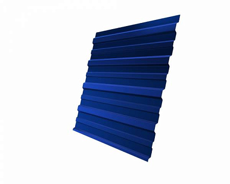 Профнастил С10А Гранд Лайн / Grand Line 0.5 Satin Zn 140, цвет RAL 5005 (сигнально-синий)