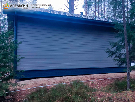 Монтаж цоколя Фасадная панель Grand Line Classic, Сланец