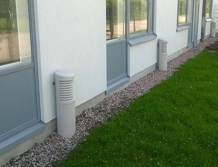 ROSS-дефлектор D200/210мм (200мм) Vilpe (Вилпе), серый