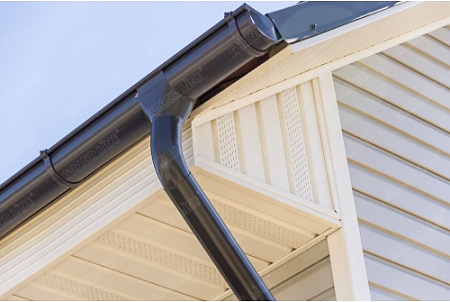 Соединитель желоба Grand Line PU 125 мм, вишневый RAL 3005