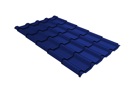 Волновой профиль Grand Line Kamea, 0,45 PE, Zn 100, RAL 5002 ультрамарин