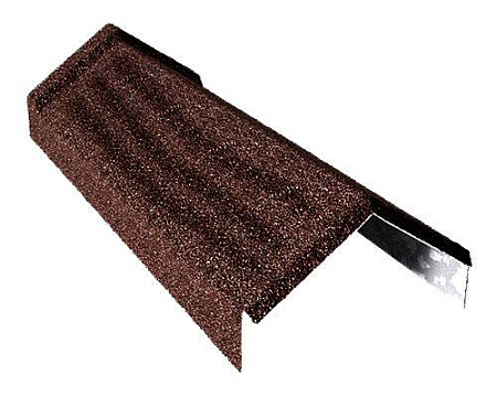 Конек Gerard треугольный, 405х165х90 мм, bark (121)