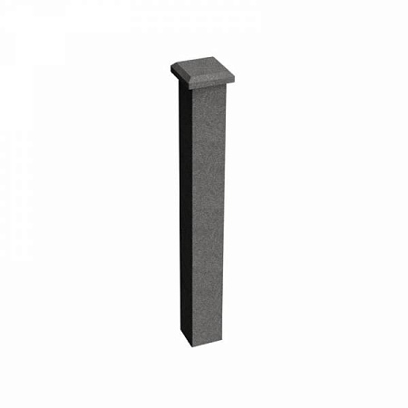 Завершающий столб GRINDERDECO, 120х120х1075 мм, серый базальт