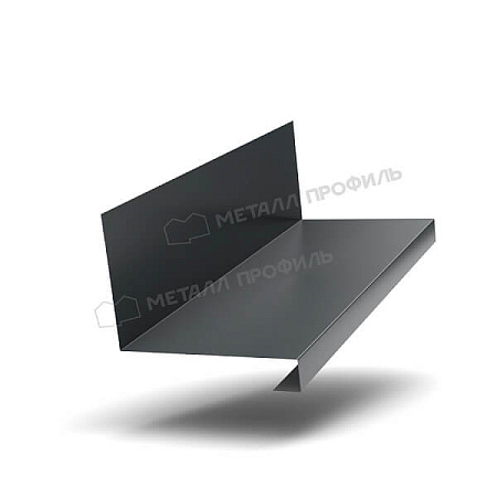 Планка примыкания нижняя к трубе FASTCLICK VikingMP E 0.5, 150х200х2000 RAL 7016 графит