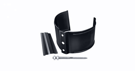 Хомут трубы на кирпич металлический Grand Line, RAL 7024 графит