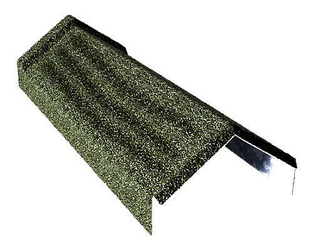 Конек Gerard треугольный, 405х165х90 мм, forest green (131)