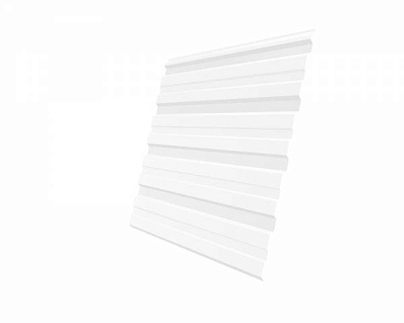 Профнастил С10R Гранд Лайн / Grand Line 0,45 PE Zn 100-180, цвет RAL 9003 (сигнально-белый)